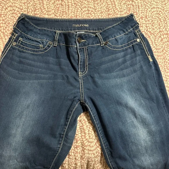 Maurices Dark Blue Skinny Legging Jeans - Picture 3 of 6